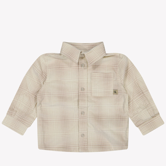 Calvin Klein Baby Unisex Blouse in OffWhite