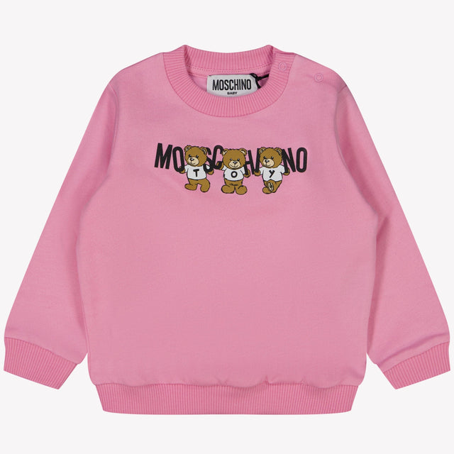 Moschino Baby Unisex Trui Roze 3/6