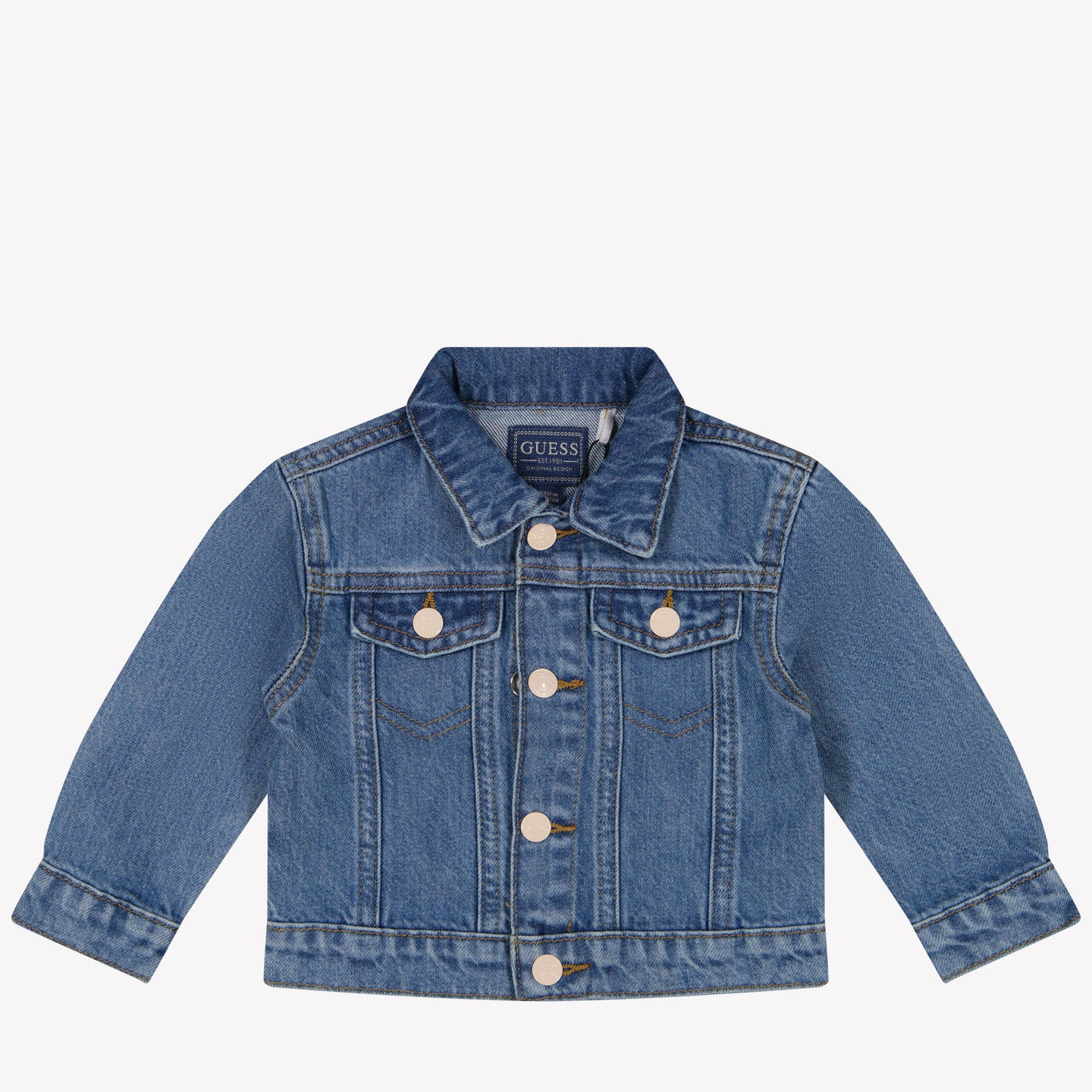 Guess Baby Girls Jackets In Jeans