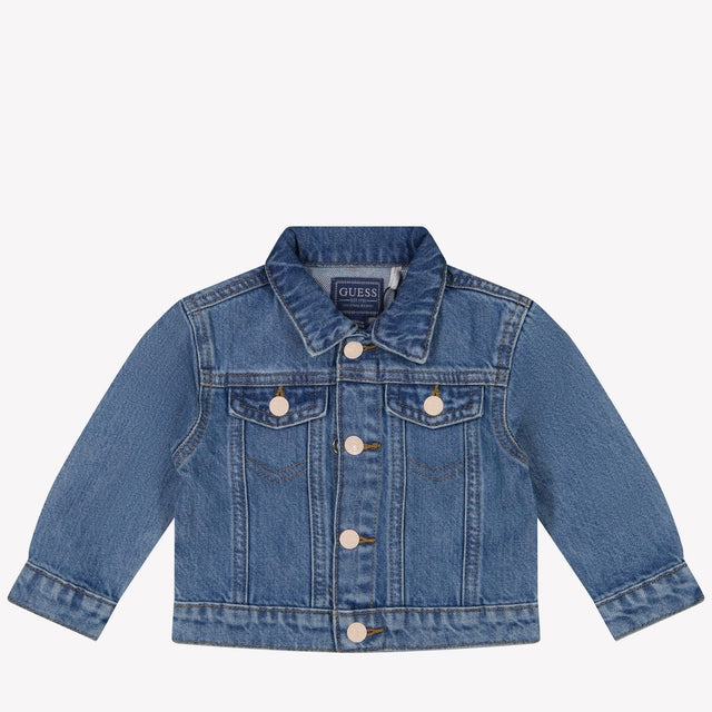 Guess Baby Girls Jackets In Jeans