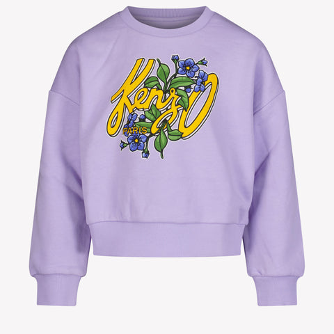 Kenzo Kids Girls sweater Lilac