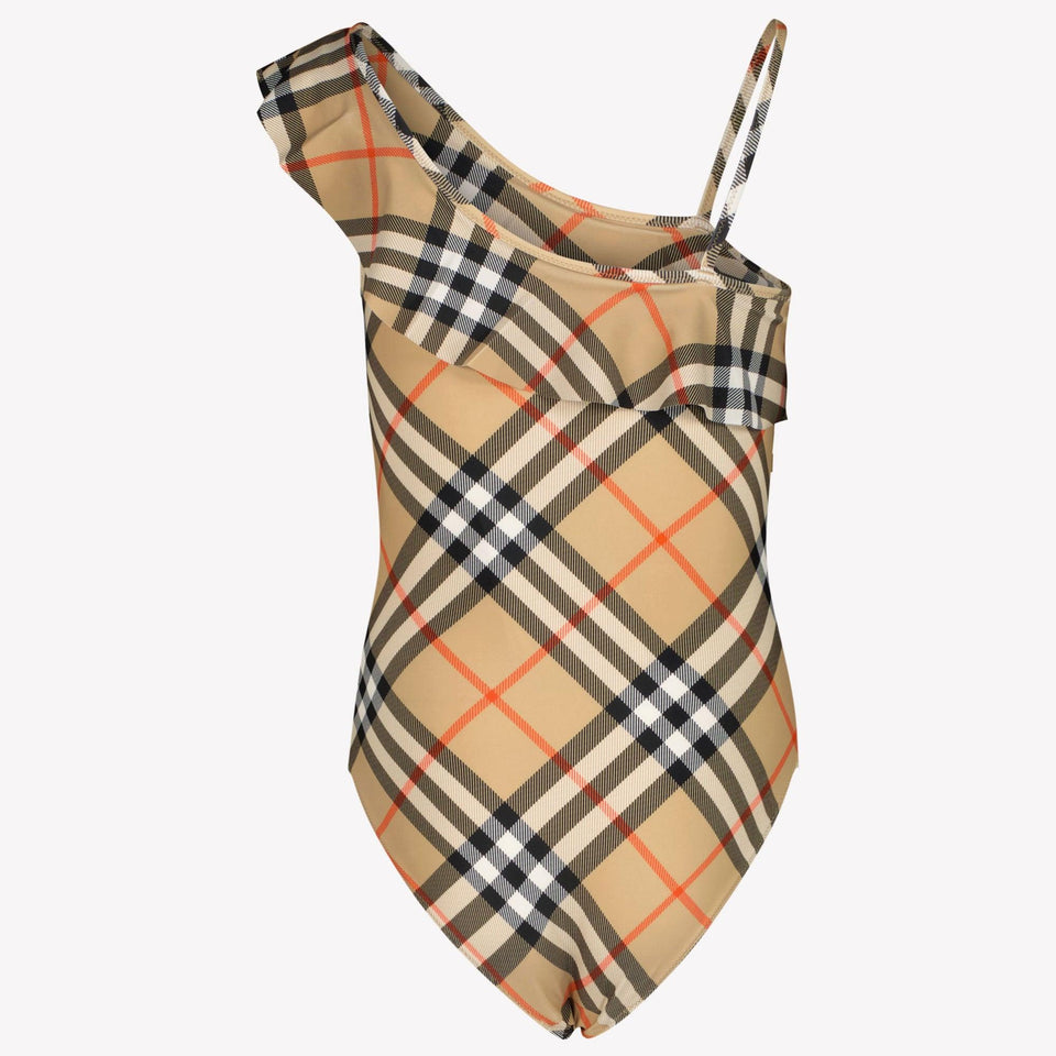 Burberry Kids Girls Swimwear In Beige