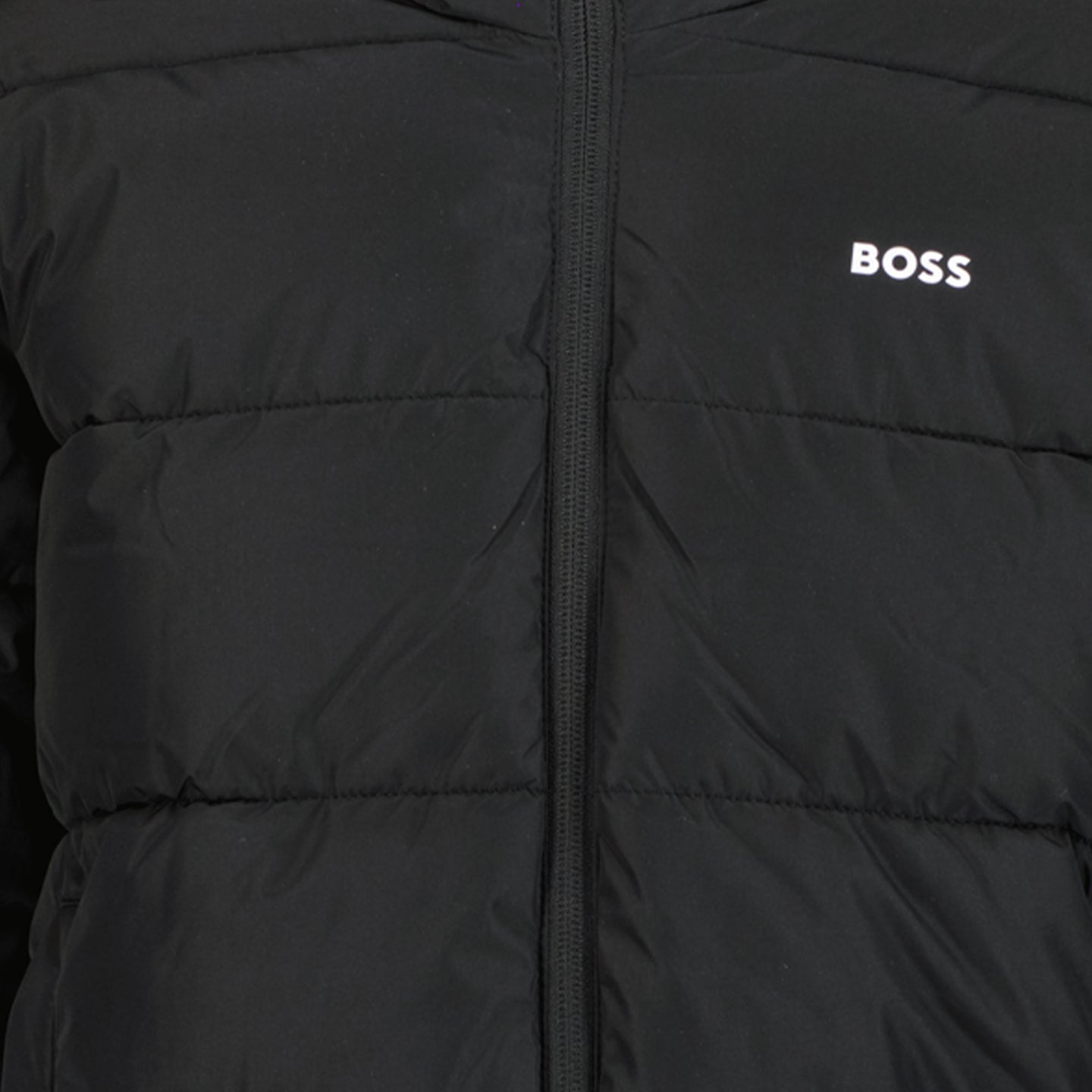 Boss Jongens Winterjas Zwart