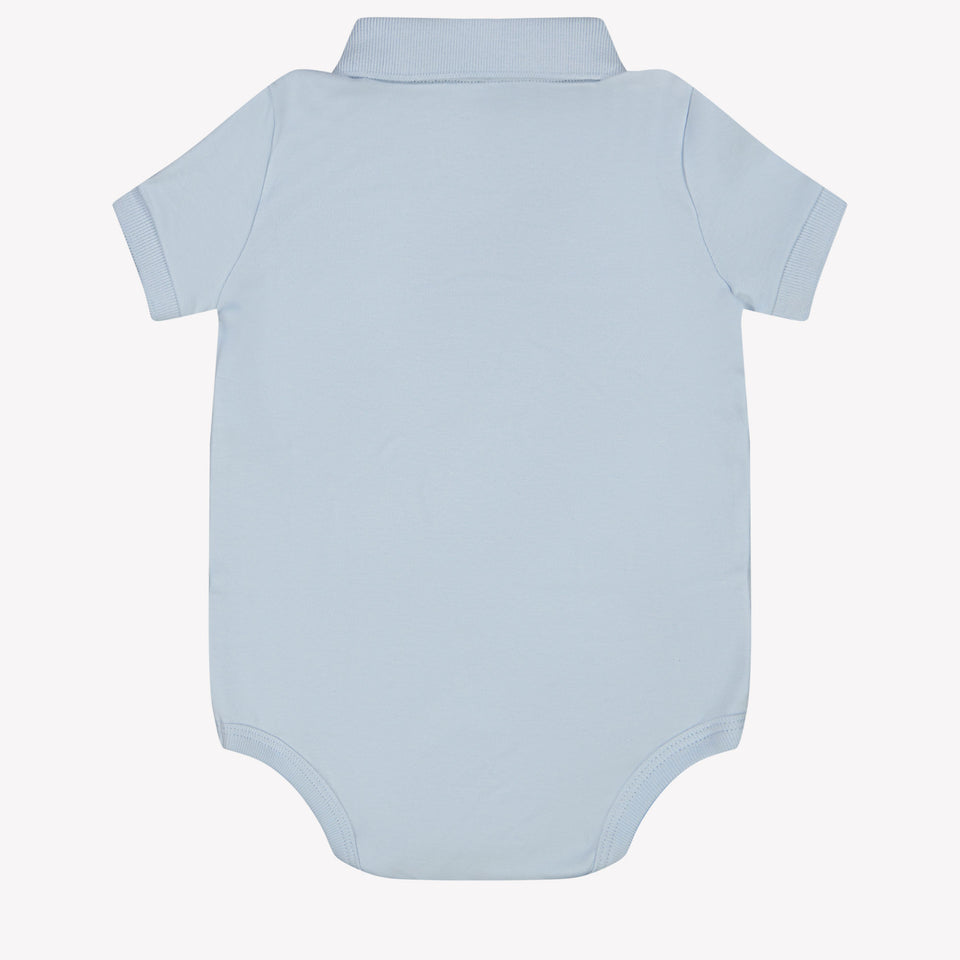 Ralph Lauren Baby Jongens Rompertje In Licht Blauw