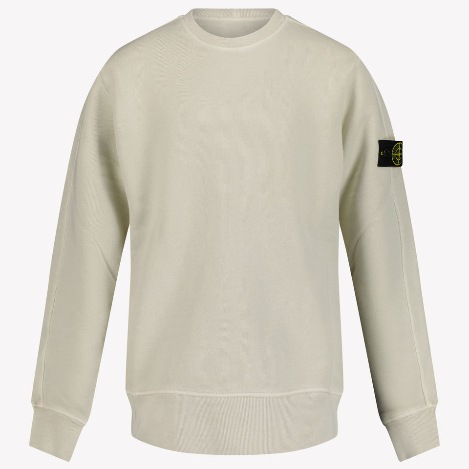 Stone Island Jongens Trui Licht Beige