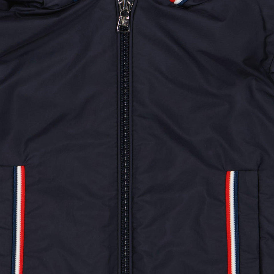 Moncler Granduc Baby Boys Summerjacket In Navy