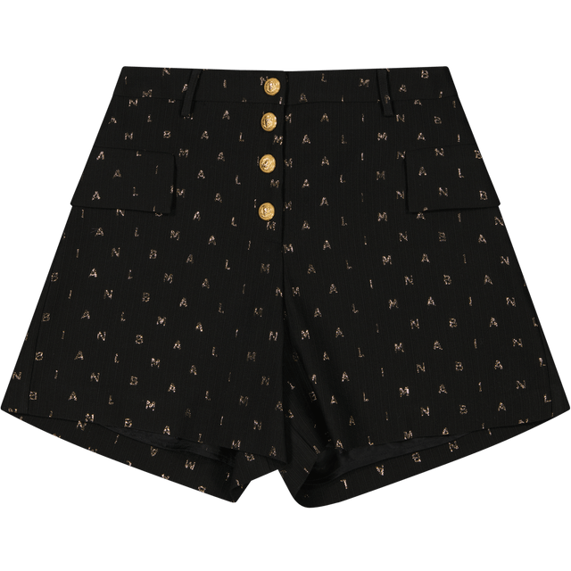 Balmain Kinder Meisjes Shorts Zwart