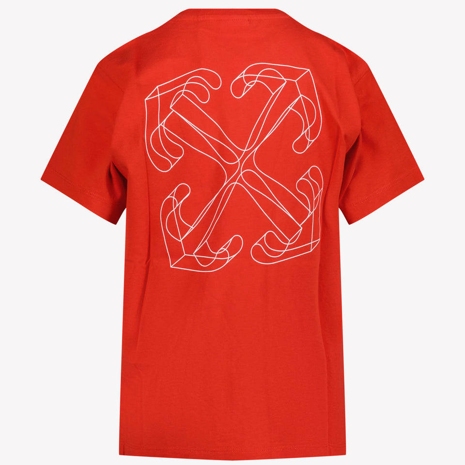 Off-White Boys T-Shirt Red