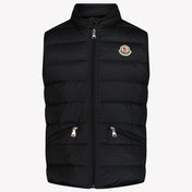 Moncler Gui Kinder Jongens Bodywarmer In Zwart