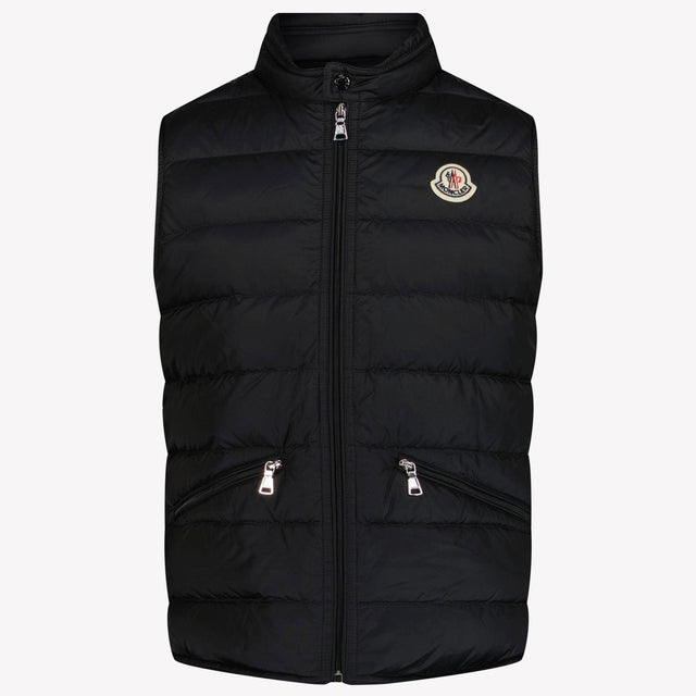 Moncler Gui Kids Boys Bodywarmer in Black