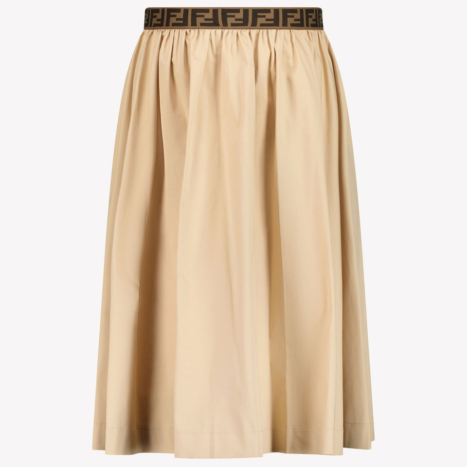 Fendi Children's girls skirt Beige