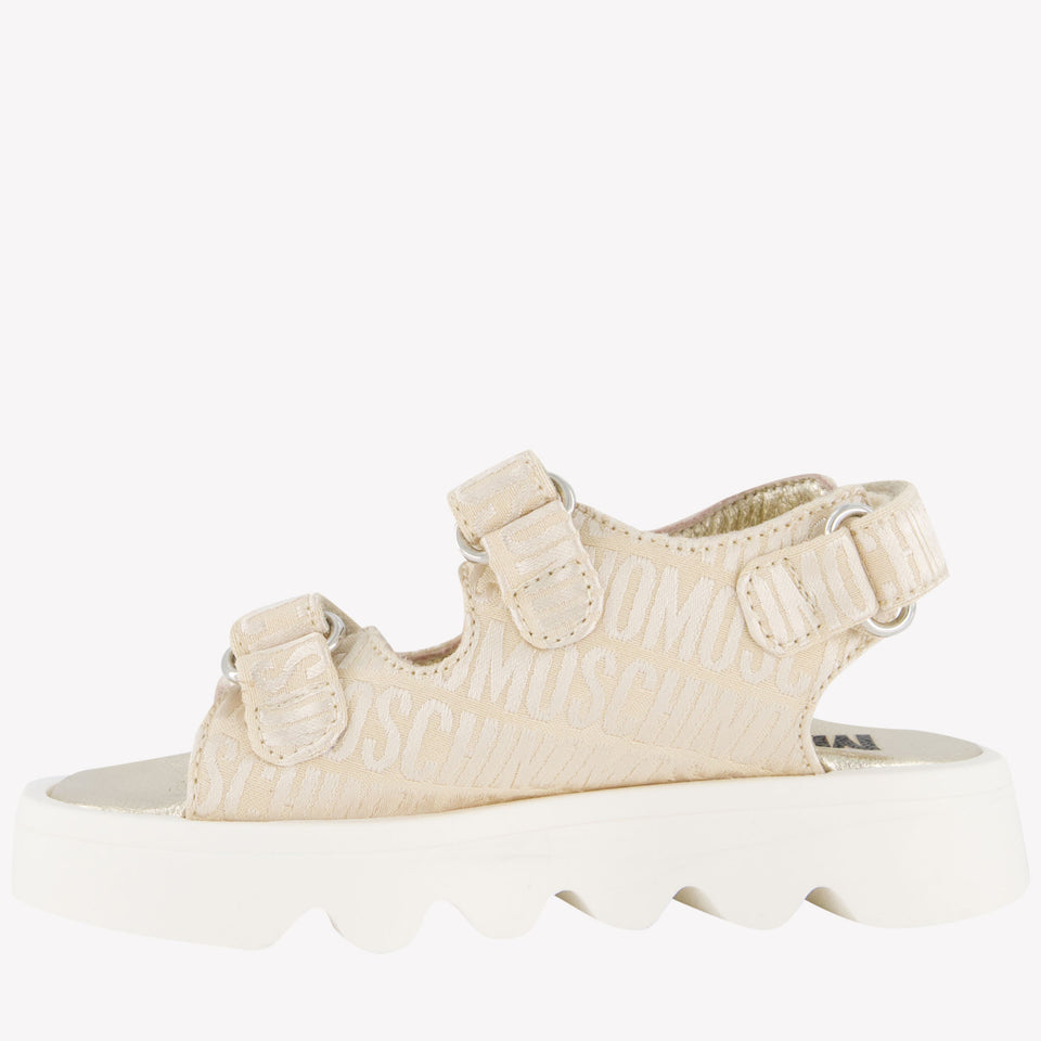 Moschino Unisex Sneakers in Beige