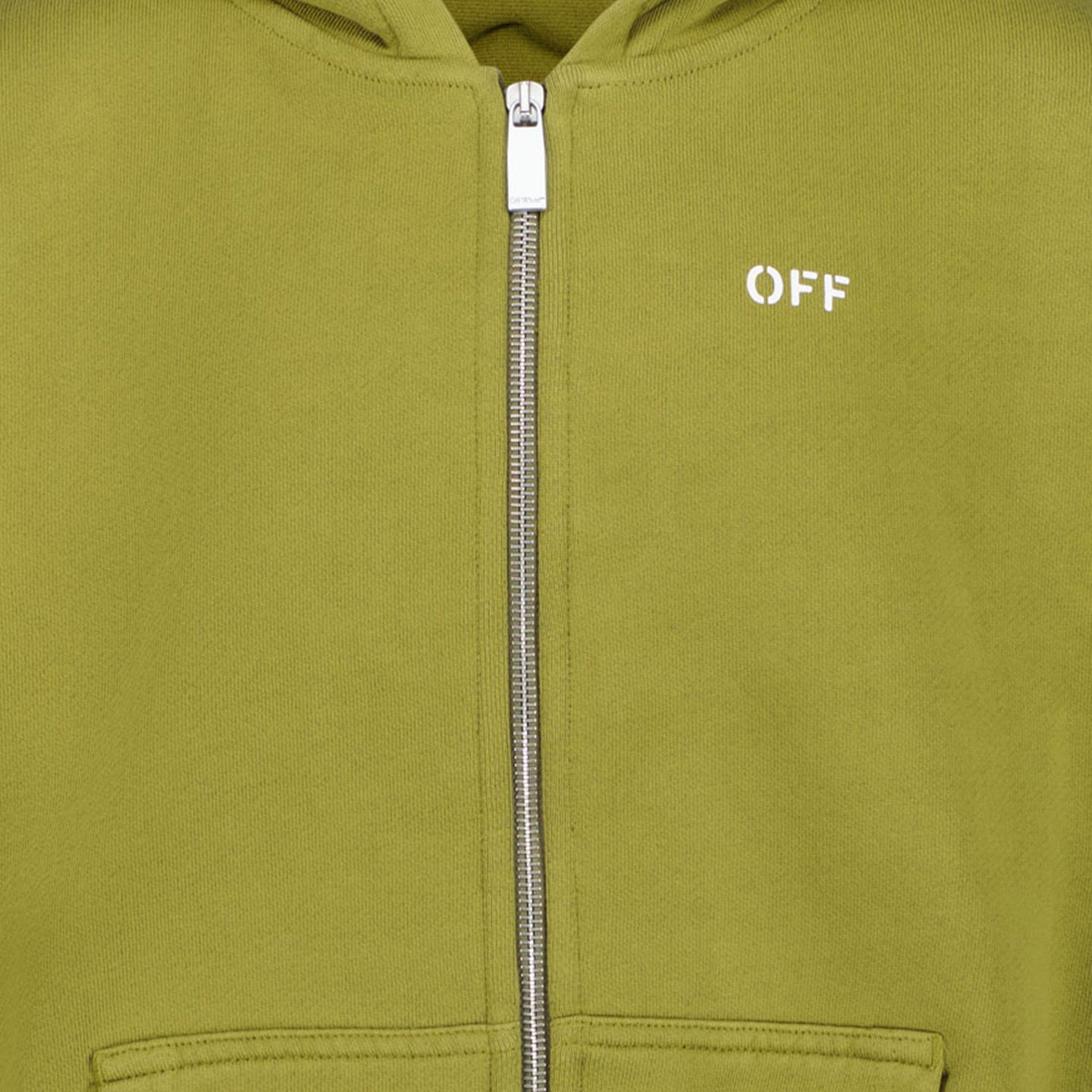 Off-White Jongens Vest Olijf Groen