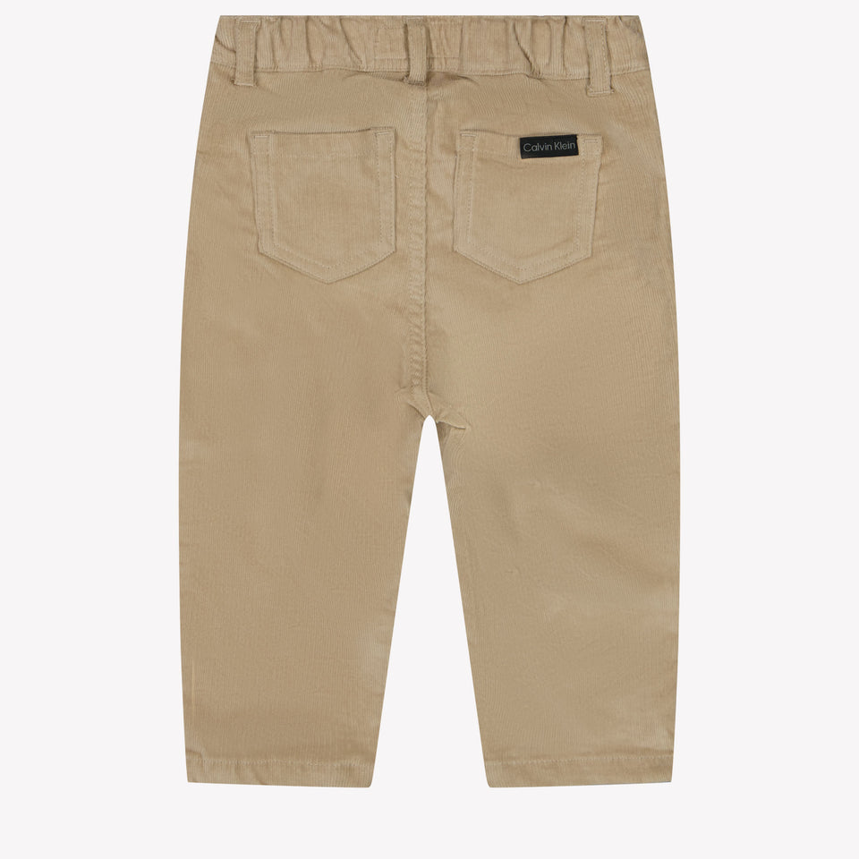 Calvin Klein Baby Unisex Trousers in Beige