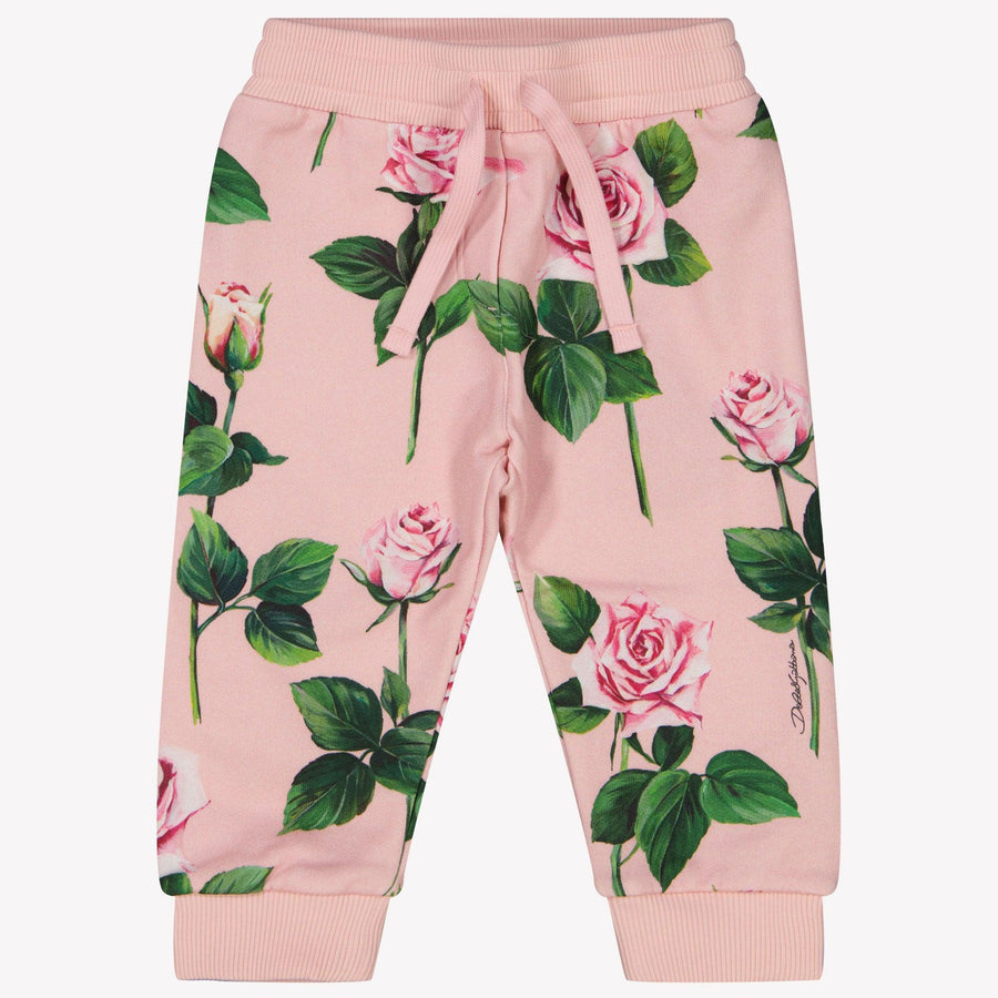 Dolce & Gabbana Baby Girls Trousers  Light Pink