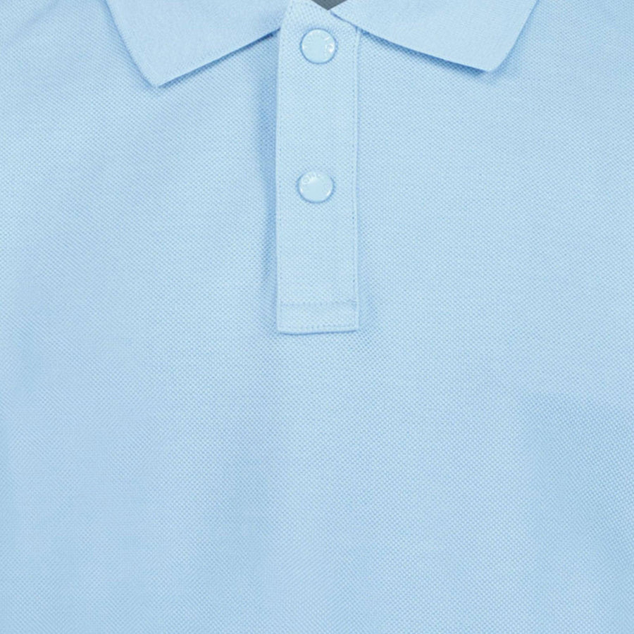 Moncler Kids Boys Polo  Light Blue