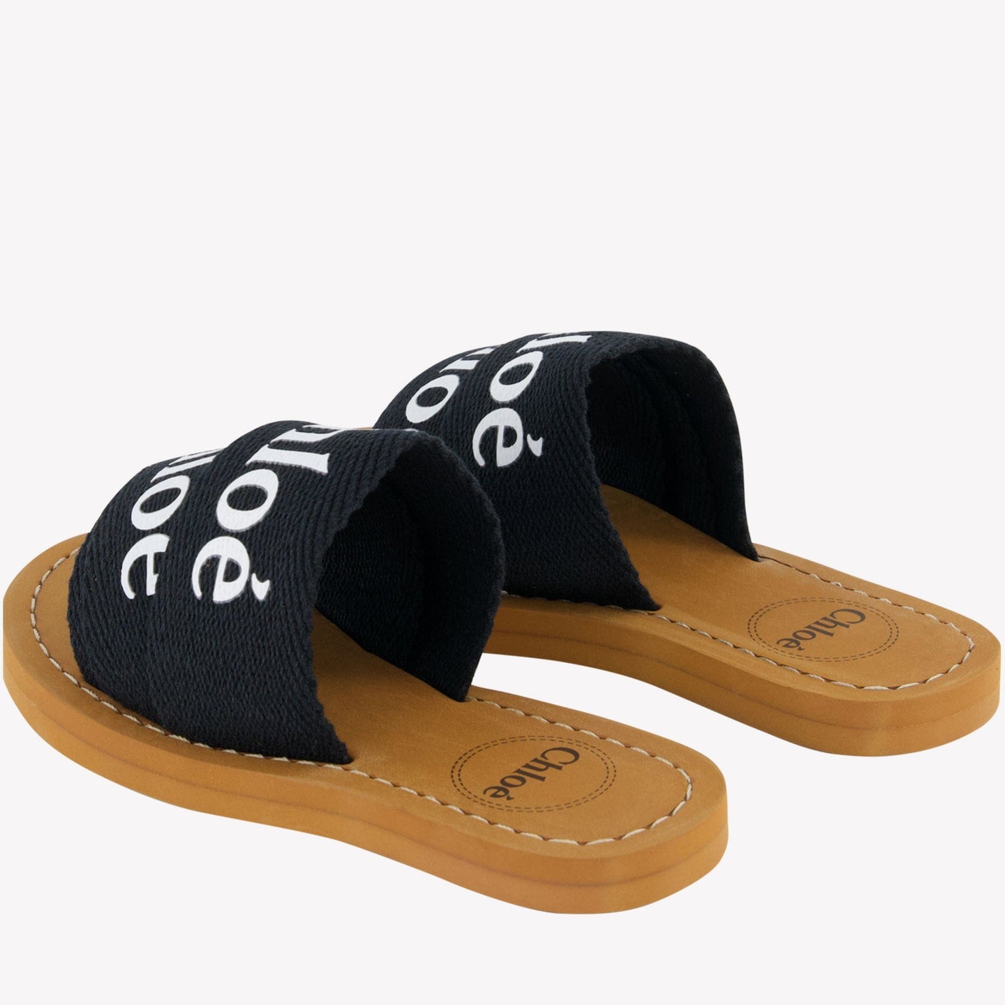 Chloe Kinder Meisjes Slippers Zwart