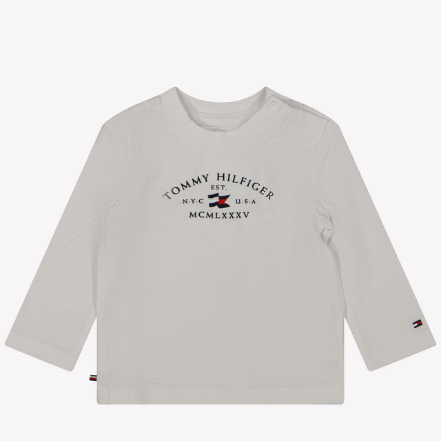 Tommy Hilfiger Baby Unisex T-shirt Wit