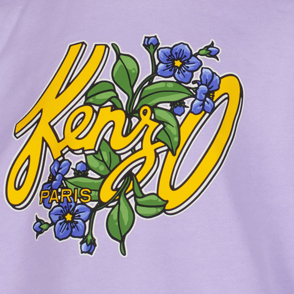 Kenzo Kids Meisjes Trui Lila