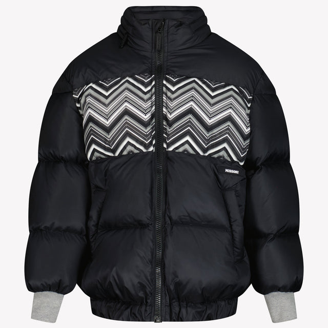 Missoni Kinder Jongens Winterjas Zwart