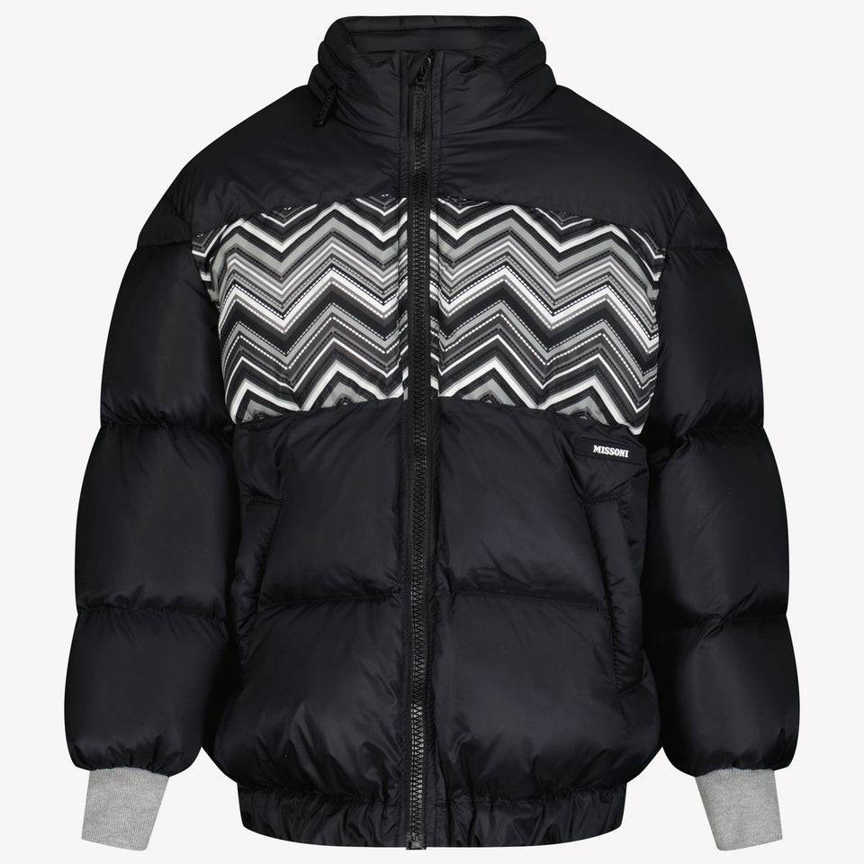 Missoni Kinder Jongens Winterjas Zwart