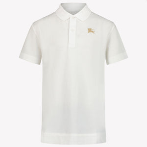 Burberry Johane Kids Boys Polo White