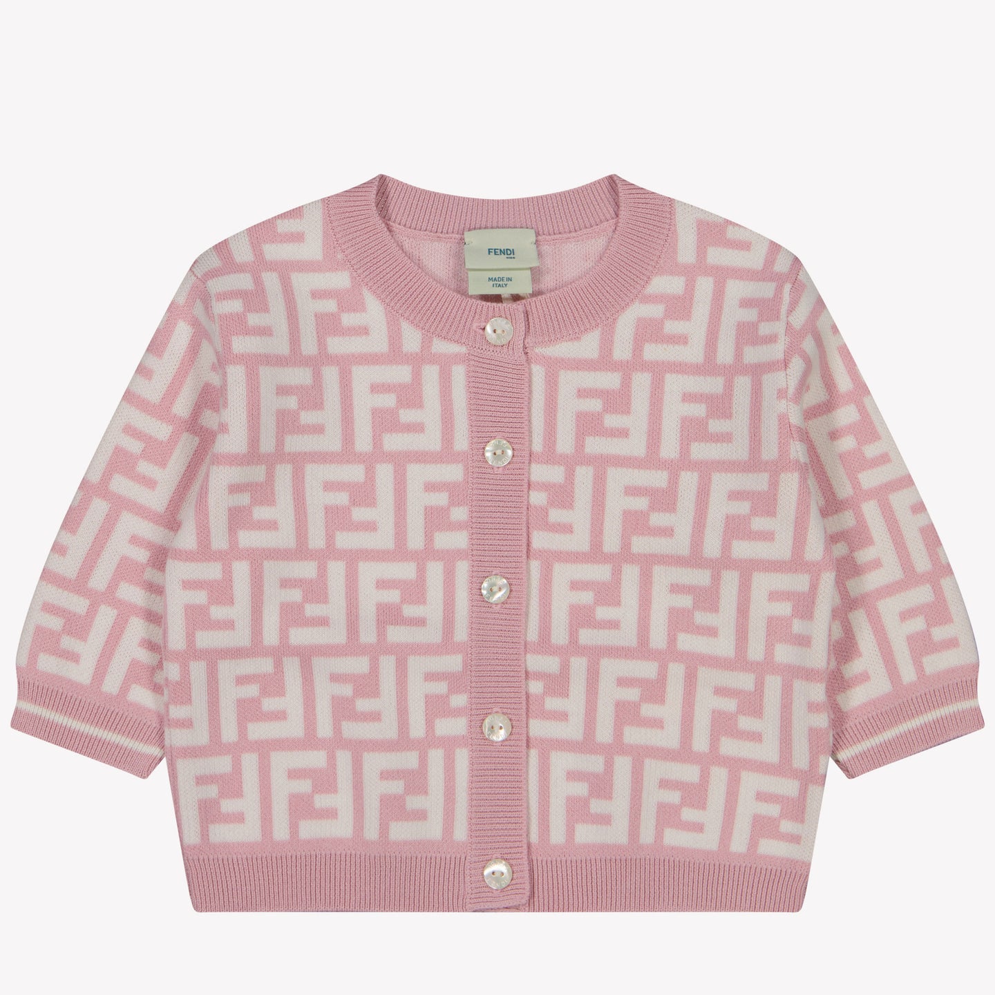 Fendi Baby Meisjes Vest In Licht Roze