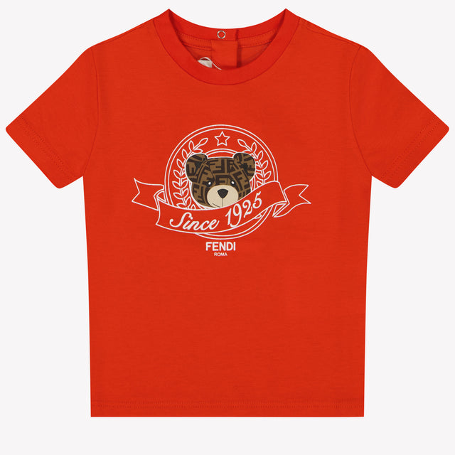 Fendi Baby Boys T-shirt Red