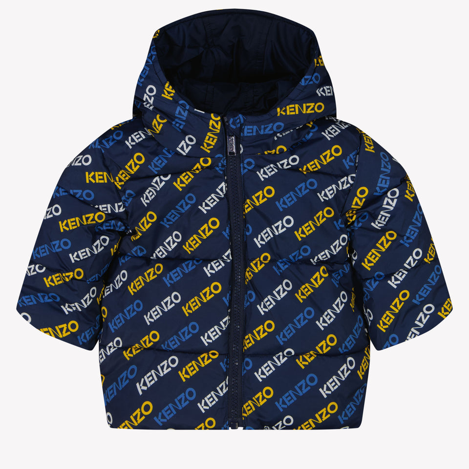 Kenzo Kids Baby boys winter coat Navy