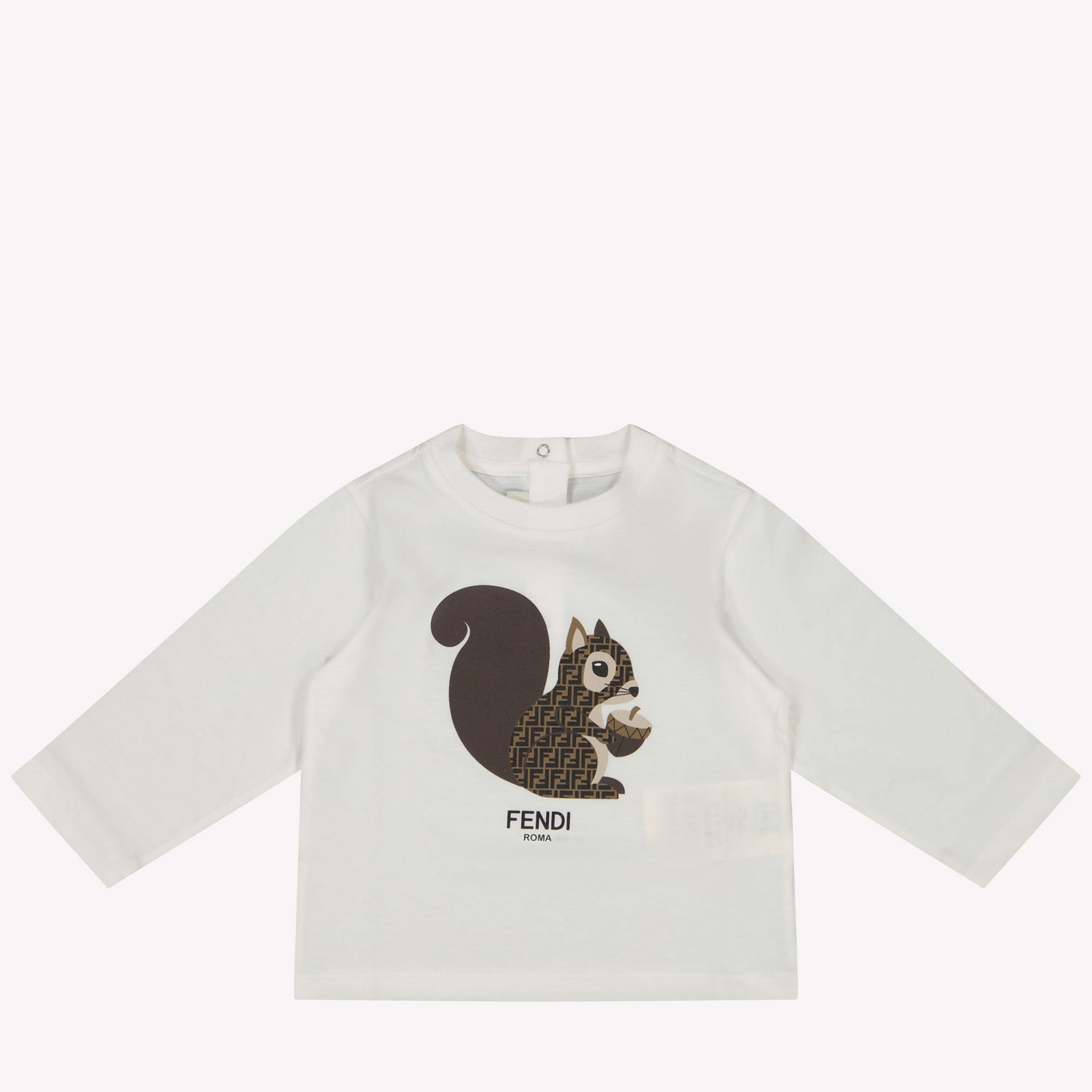 Fendi Baby Unisex T-Shirt Wit