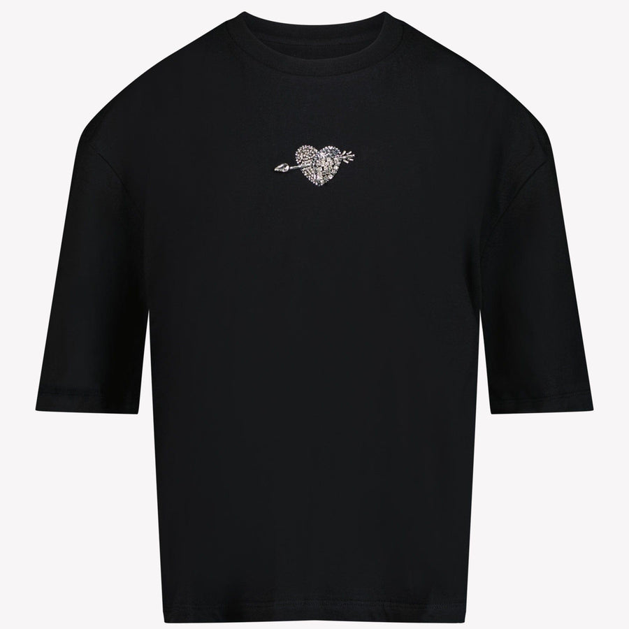 MSGM Girls T-Shirt Black