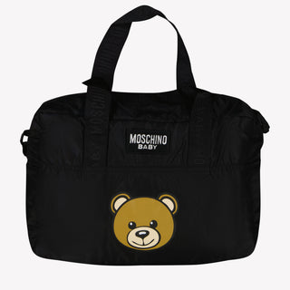 Moschino Baby unisex diaper bag Black