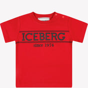 Iceberg Baby Boys T-shirt Red