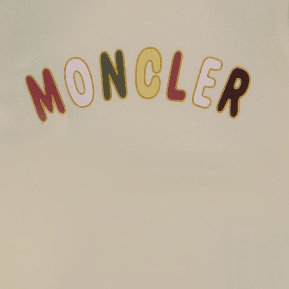 Moncler Baby Meisjes T-shirt Off White