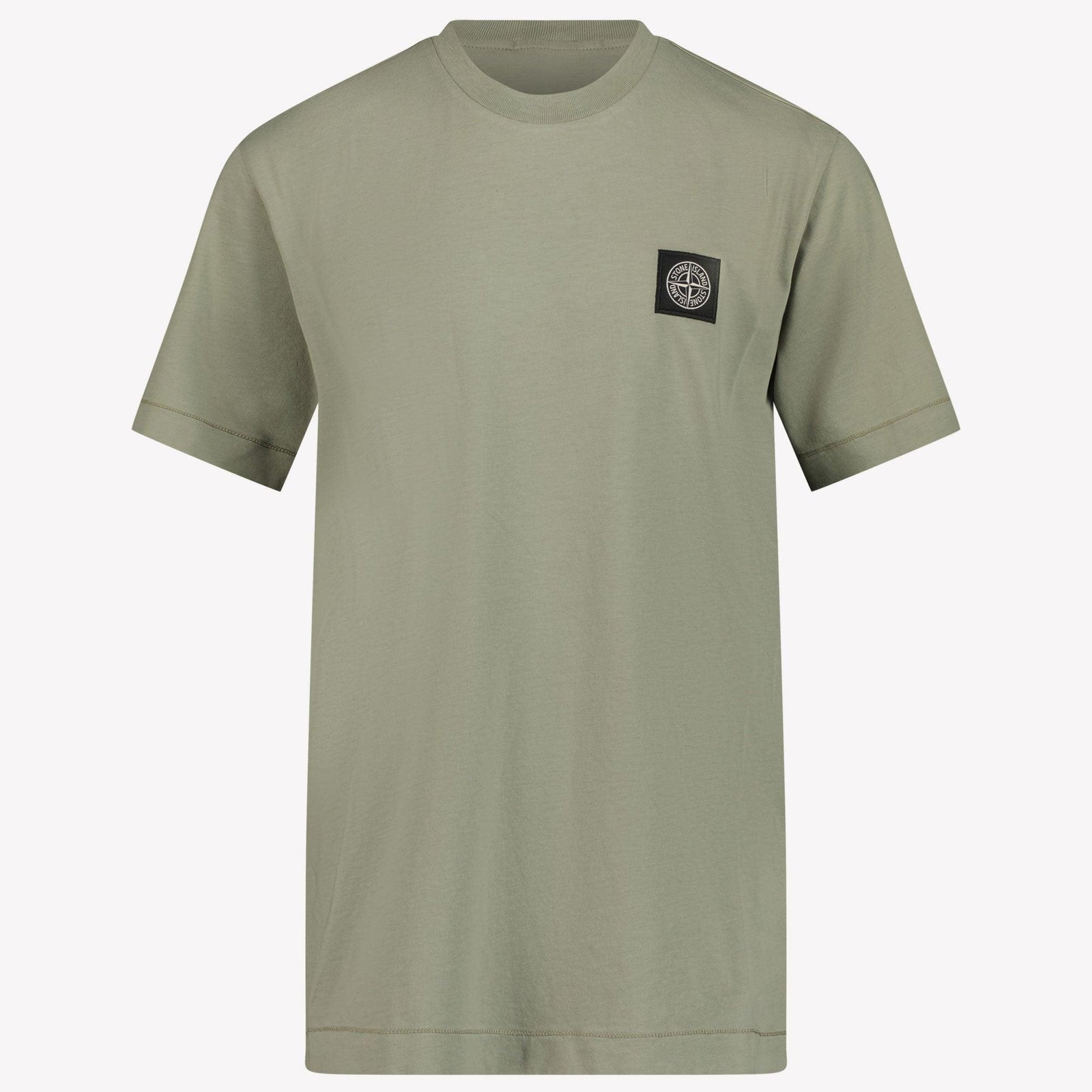 Stone Island Kinder Jongens T-Shirt In Olijf Groen