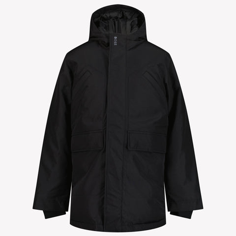 Boss Boys winter coat Black