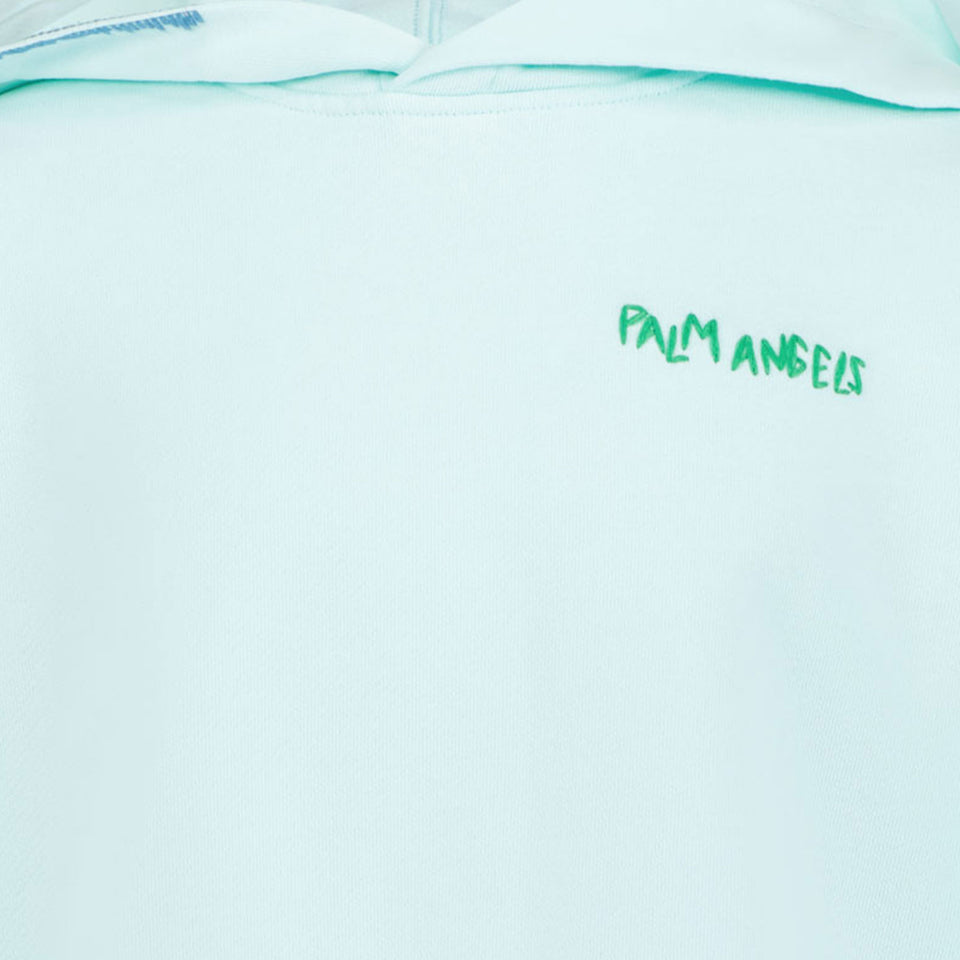 Palm Angels Children's boys sweater in Turquoise