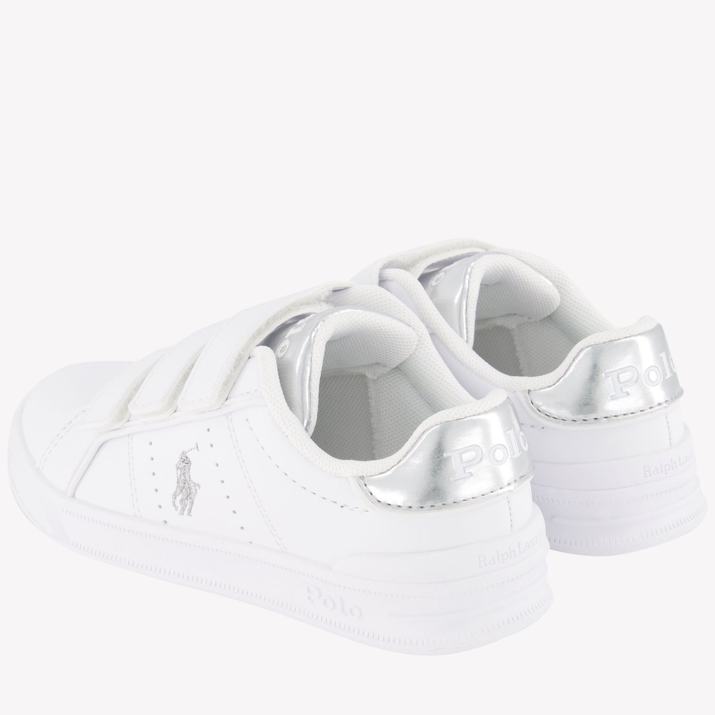 Ralph Lauren Heritage Court Meisjes Sneakers Wit