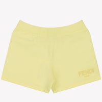 Fendi Baby Unisex Shorts  Yellow