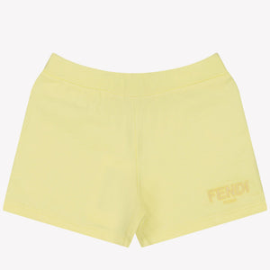 Fendi Baby Unisex Shorts  Yellow