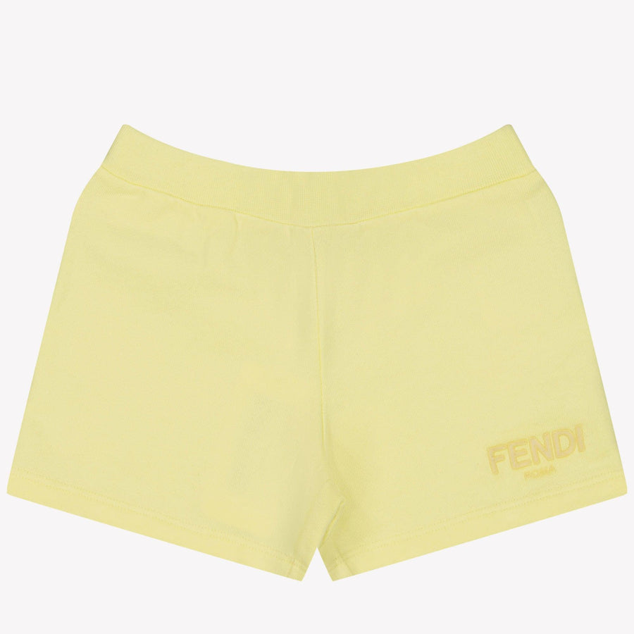 Fendi Baby Unisex Shorts  Yellow