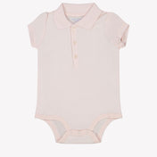 Ralph Lauren Baby Girls Bodper In Light Pink