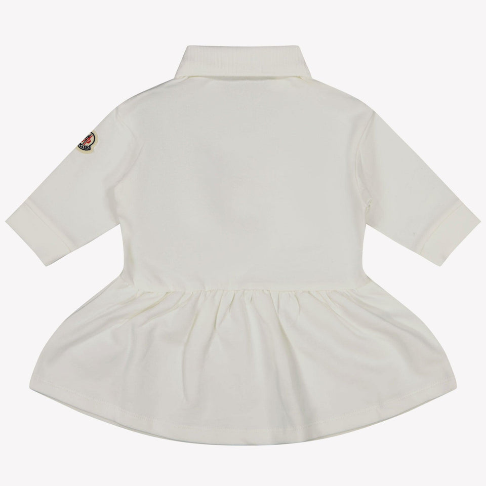 Moncler Baby Meisjes Jurk In Wit