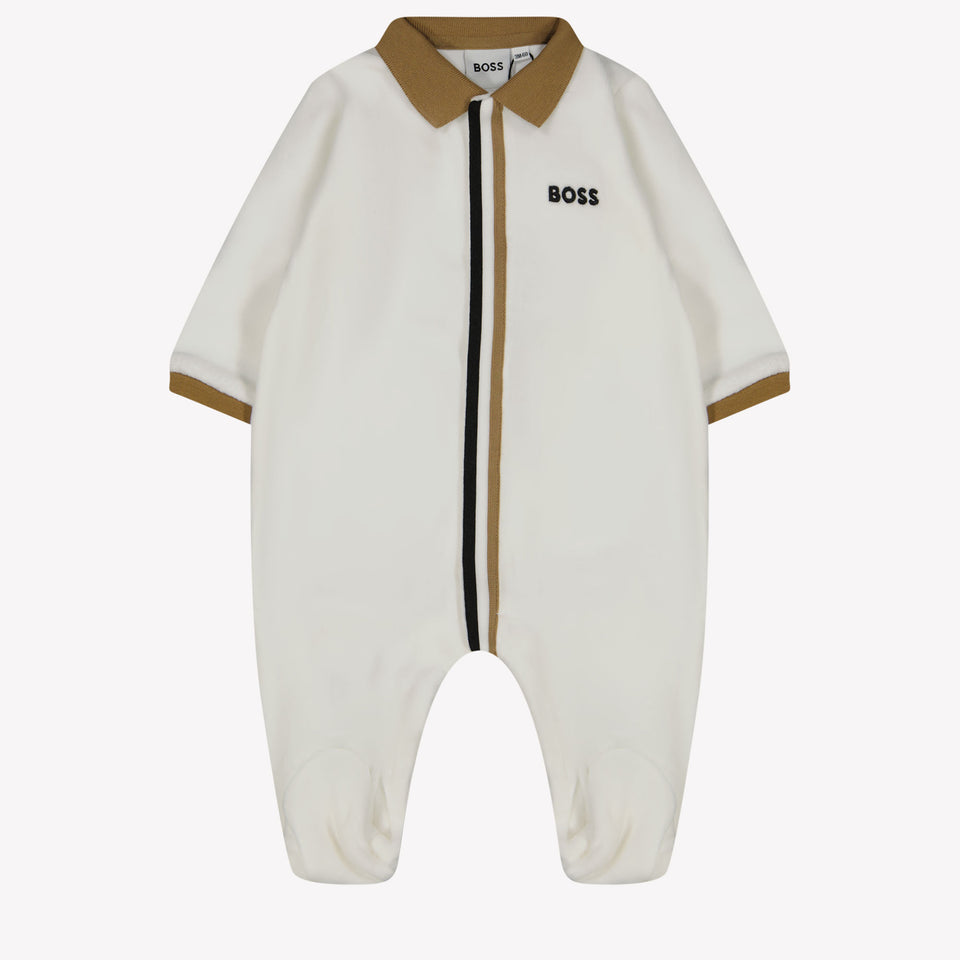 Boss Baby boys box suit White