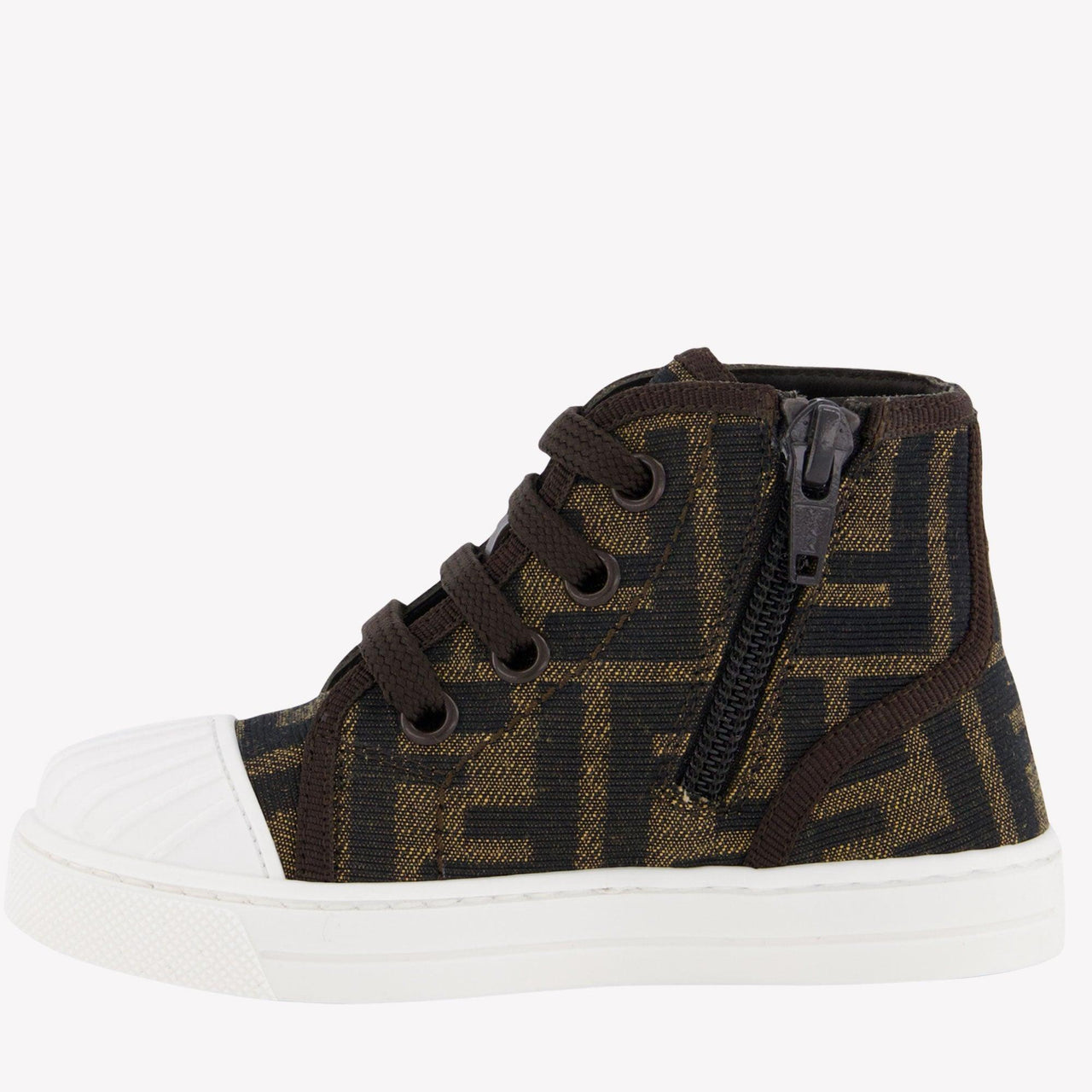 Fendi Unisex Sneakers Brown