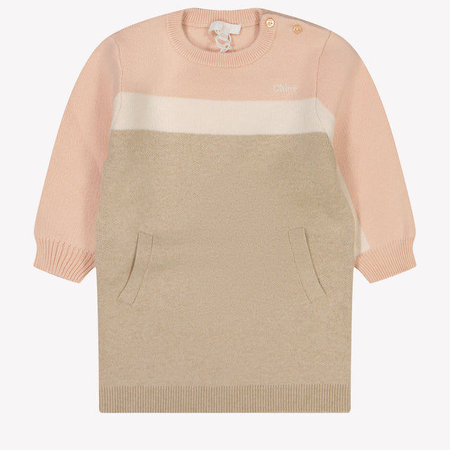 Chloé Baby Girls Dress Beige