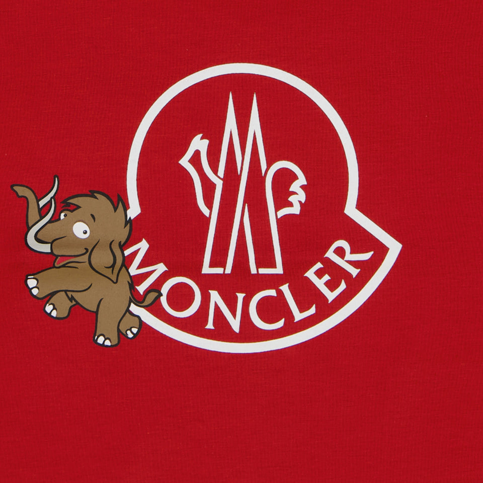 Moncler Baby Boys T-Shirt Red