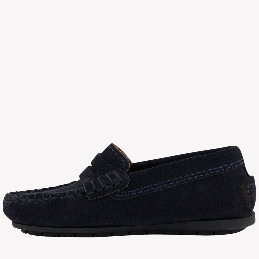 Atlanta Moccas Unisex Shoes  Navy