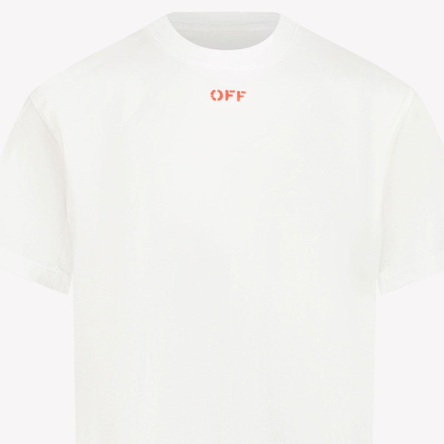 Off-White Kinder Unisex T-Shirt In Wit