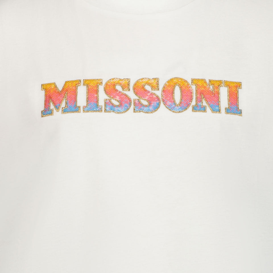 Missoni Children's girls t-shirt OffWhite